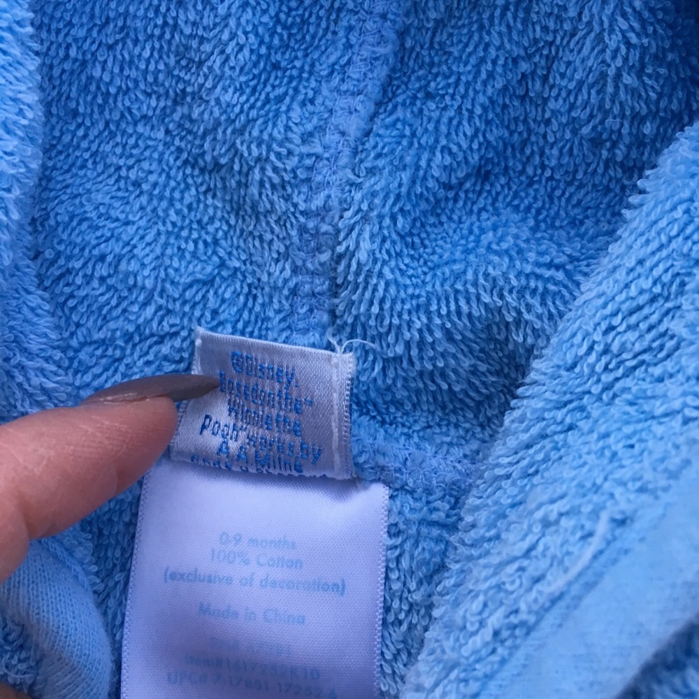 Never Used bath robe with matching booties